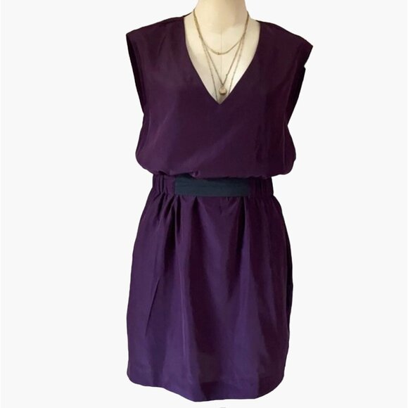 RACHEL ROY Women’s Size 6 Dress Cinched waist /elasticized waistband V-Neckline - Picture 1 of 5